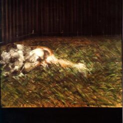 Francis Bacon Two Figures in the Grass – 1954 Expressionist Figurative Oil Painting, Custom Artwork from Dafen Village Studio