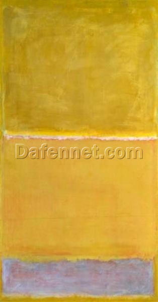 Color Field Painting Inspired by Mark Rothko – Untitled, 1950-1952 – Da Fen Village Studio Abstract Oil Art for Modern Home & Office Décor