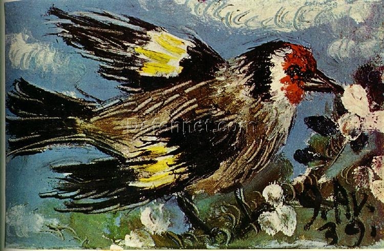 Untitled by Pablo Picasso – 1939 Expressionist Animal Painting, Custom Art from Dafen Village Studio
