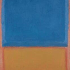 Color Field Painting Inspired by Mark Rothko - Untitled (Red, Blue, Orange), 1955 - Da Fen Village Studio Abstract Oil Art for Modern Home & Office Décor