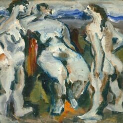 Expressionist Nude Painting Inspired by Mark Rothko - Untitled (Three Nudes), 1933-1934 - Da Fen Village Studio Abstract Oil Art for Modern Home & Office Décor