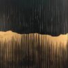Custom Beige and Black Abstract Wall Art - Large Minimalist Black and Beige Canvas Painting with Textured Design for Modern Home and Hotel Wall Decoration | Dafen Oil Painting Village Studio