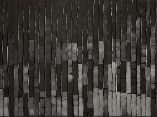 Custom Large Abstract Oil Painting – Richly Textured Black Wall Art on Canvas for Oversized Modern Wall Decoration | Dafen Oil Painting Village Studio