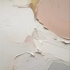 Custom Textured Minimalist Wall Art - Terracotta Texture Canvas Painting for Bohemian and Modern Home & Hotel Wall Decoration | Dafen Oil Painting Village Studio