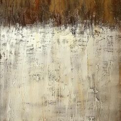 Custom Large Yellow Wall Art - Minimalist Original Yellow Textured Painting with Brown Abstract Design for Home and Hotel Decoration | Dafen Oil Painting Village Studio