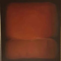Custom Wabi-Sabi Wall Art - Large Red Abstract Painting with Red and Black Textured Oil Art on Canvas for Bohemian Style Living Room and Hotel Decoration | Dafen Oil Painting Village Studio