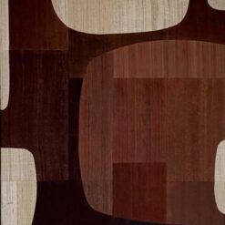 Custom Wabi-Sabi Wall Art - Red Minimalist Oil Painting with Red, Beige, and Brown Textured Design, Deep Red Wall Art for Bohemian Style Home and Hotel Decoration | Dafen Oil Painting Village Studio
