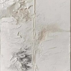 Custom Beige and White Textured Wall Art - Cream White Minimalist Painting with Beige Plaster Design, Wabi-Sabi Abstract Wall Art for Modern Home and Hotel Decoration | Dafen Oil Painting Village Studio