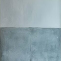 Blue Textured Canvas Art – Minimalist Abstract Oil Painting for Modern Wall Décor