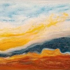 Hand-Painted Abstract Oil Painting – Modern Minimalist Wall Art for Living Room and Entryway Décor