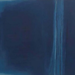 Contemporary Blue Abstract Oil Painting – Original Modern Art for Living Room and Office Walls