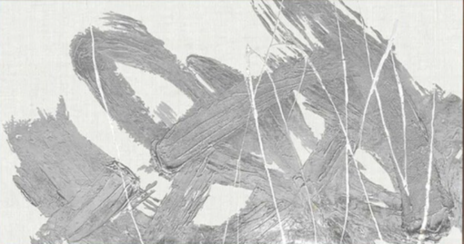 Gray 3D Textured Oil Painting – Abstract Gray and White Canvas Art for Contemporary Living Room Walls