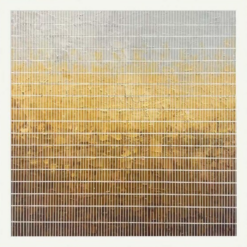 Brown 3D Textured Oil Painting – Abstract Minimalist Canvas Art for Bohemian Living Room Décor