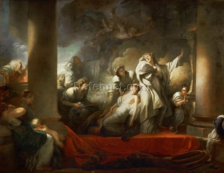 Statement – Making “Coresus at Callirhoe” Inspired 18th – Century Style Oil Art for Home by Dafen Village