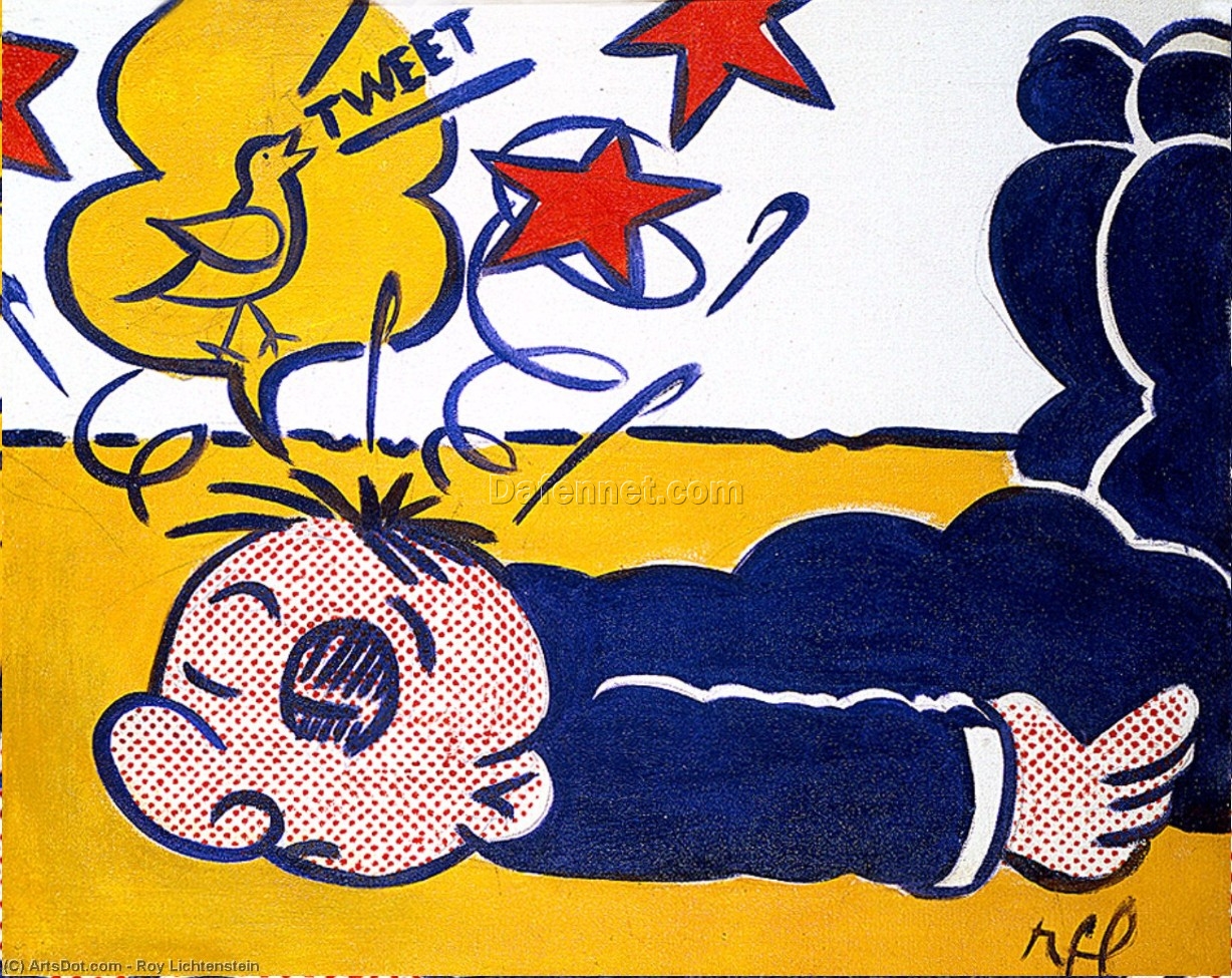 High – Quality Replica of Roy Lichtenstein’s “Wimpy (Tweet)” – A Dafen Village Artistic Gem for Art Enthusiasts