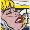 Shipboard Girl" in the Style of Roy Lichtenstein - Handcrafted in Dafen Village for Artistic Interiors