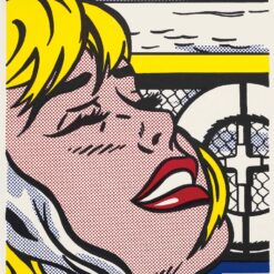 Shipboard Girl" in the Style of Roy Lichtenstein - Handcrafted in Dafen Village for Artistic Interiors