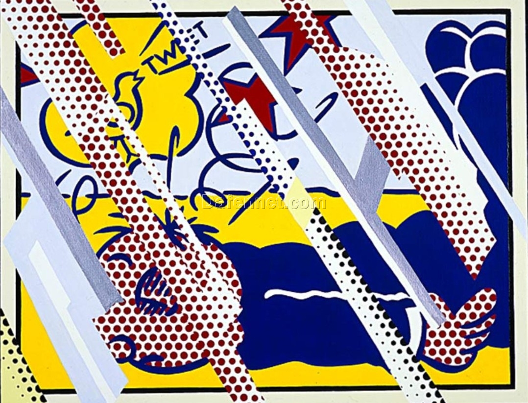 High-Quality Replica of Roy Lichtenstein’s “Reflections Wimpy II” – Dafen Village’s Artistic Marvel for Interior Decoration