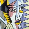 Expressionist Head 3" Roy Lichtenstein Inspired Hand - Painted Oil Painting by Dafen Village Studio for Art Enthusiasts