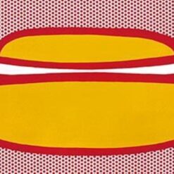 High-Quality Replica of Roy Lichtenstein's "Hot Dog" - Dafen Village Creation for Art Aficionados