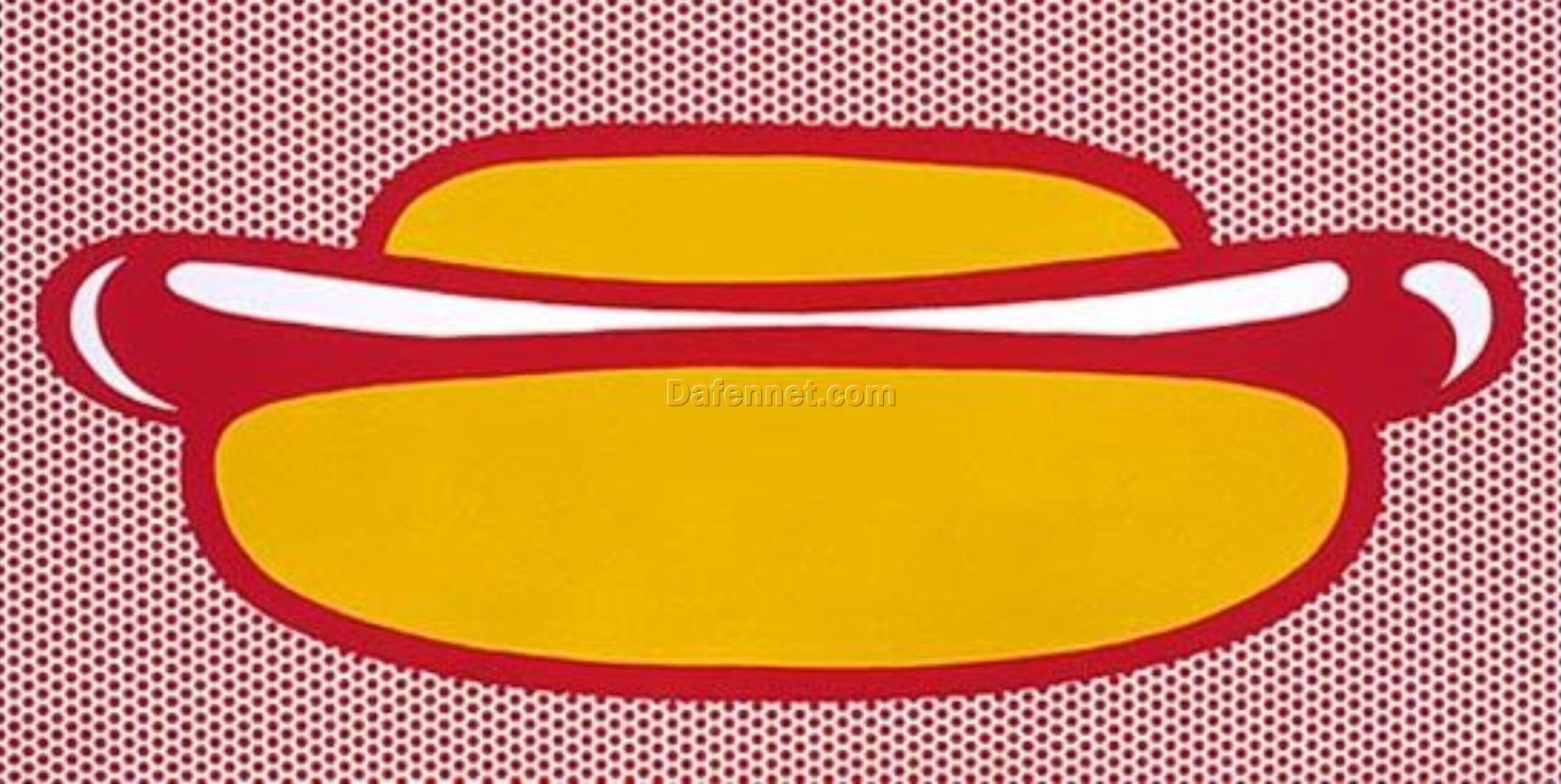 High-Quality Replica of Roy Lichtenstein’s “Hot Dog” – Dafen Village Creation for Art Aficionados