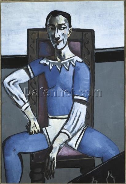 Max Beckmann – Inspired Portrait: “Portrait of Zeretelli” from 1927 at Harvard Art Museums