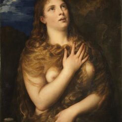 Titian’s Mary Magdalen Repentant – 1531 High Renaissance Religious Painting in Oil