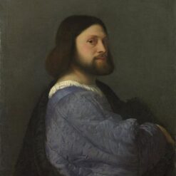 Portrait of Ariosto Inspired by Titian – High Renaissance Oil Painting from Da Fen Village Studio