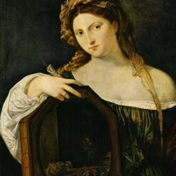 Profane Love Inspired by Titian – High Renaissance Allegorical Oil Painting from DaFen Village Studio
