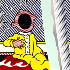 Roy Lichtenstein's 'Reflections on The Scream' Inspired High - Quality Oil Painting on Canvas - Reproduction from Dafen Village for Pop Art Aficionados and Decorators