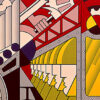Dynamic Pop Art 'Preparedness' Inspired Oil Painting by Roy Lichtenstein Replica - Hand - painted in Dafen Village for Art Aficionados