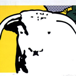 Roy Lichtenstein's 'Bull Head' Inspired High - Quality Oil Painting on Canvas - Reproduction from Dafen Village for Pop Art Aficionados and Collectors