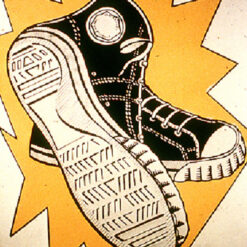 Keds x Roy Lichtenstein - Style Artistic Sneakers - Hand - painted Details