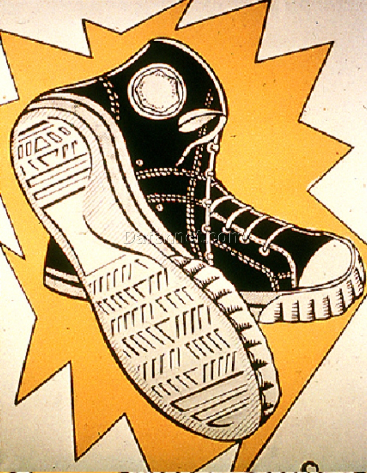 Keds x Roy Lichtenstein – Style Artistic Sneakers – Hand – painted Details