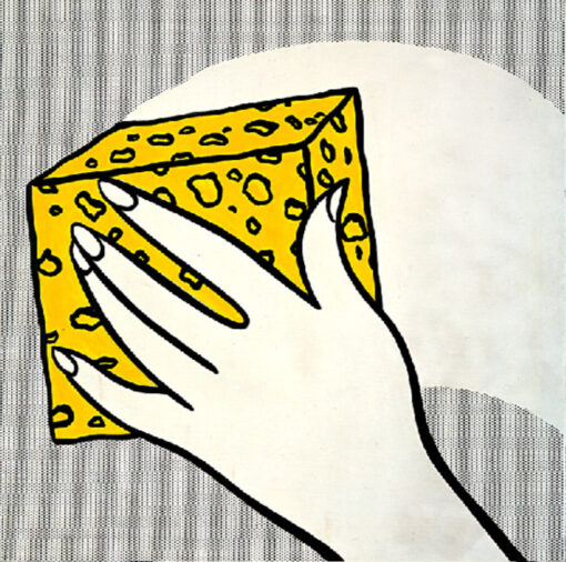 Pop Art Style Sponge Oil Painting in the Vein of Roy Lichtenstein – Exclusive Dafen Village Creation
