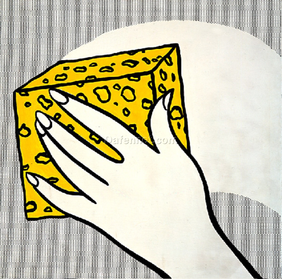 Pop Art Style Sponge Oil Painting in the Vein of Roy Lichtenstein – Exclusive Dafen Village Creation