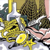 Unique 'Cape Cod Still Life' Oil Painting Inspired by Roy Lichtenstein - Handmade in Dafen Village