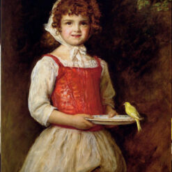 High - Quality Hand - Painted Replica of John Everett Millais' "Merry" - A Charming Artwork Inspired by the Renowned Artist, from Dafen Village for Art Enthusiasts