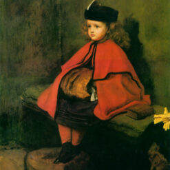 Authentic Replica of Sir John Everett Millais' "My First Sermon" - High - Quality Oil Painting Inspired by the Victorian Masterpiece, Ideal for Art Lovers Seeking Timeless Charm