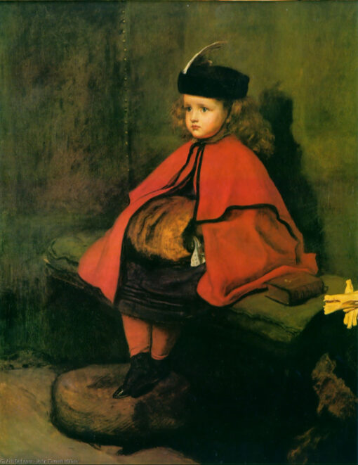 Authentic Replica of Sir John Everett Millais’ “My First Sermon” – High – Quality Oil Painting Inspired by the Victorian Masterpiece, Ideal for Art Lovers Seeking Timeless Charm