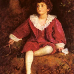 Exquisite Hand - Painted Replica of Sir John Everett Millais' "The Honourable John Nevile Manners" - A Timeless Victorian Portrait Inspired Oil Painting for Art Connoisseurs