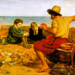 High - Quality Hand - Painted Replica of Millais' "The Boyhood of Raleigh" - A Timeless Tribute to the Legend, Ideal for Art Enthusiasts and History Buffs