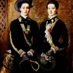 Customizable "Twins (Grace and Kate Hoare)" - Inspired Oil Painting by Millais - Tailored to Your Decor and Personal Aesthetic, Handmade in Dafen Village