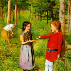 Customizable "The Woodman's Daughter" - Inspired Oil Painting by Sir John Everett Millais - Tailored to Your Decor and Aesthetic Preferences, Handmade in Dafen Village