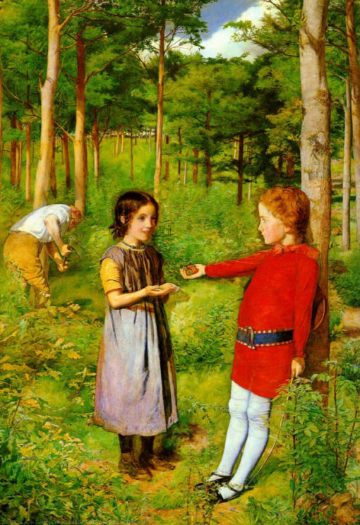 Customizable “The Woodman’s Daughter” – Inspired Oil Painting by Sir John Everett Millais – Tailored to Your Decor and Aesthetic Preferences, Handmade in Dafen Village