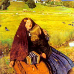 Authentic - Looking Reproduction of Sir John Everett Millais' "The Blind Girl" - A Timeless Oil Painting from Dafen Village Celebrating Human Emotion and Artistry, Perfect for Art Lovers and Collectors