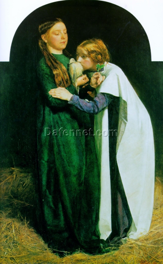 Customizable “The Return of the Dove to the Ark” – Inspired Oil Painting by Sir John Everett Millais – Tailored to Your Decor and Spiritual Aesthetic, Handmade in Dafen Village