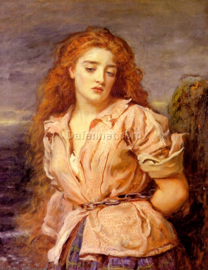 High – Quality Hand – Painted Replica Inspired by Sir John Everett Millais’ “The Martyr of the Solway” – A Dramatic and Historic Oil Painting from Dafen Village for Art Enthusiasts Searching on Google