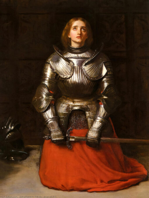 High – Quality Hand – Painted Replica Inspired by Sir John Everett Millais’ “Joan of Arc” – A Heroic and Inspiring Oil Painting from Dafen Village for Art Enthusiasts Searching on Google