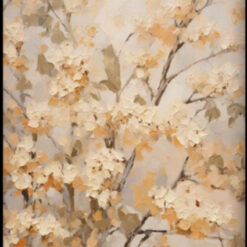 Tailored Dafen Village Creation: 100% Hand - Crafted Textured Abstract Oil Painting of Spring Branches for Stylish Living Spaces
